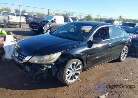2013 Honda Accord Ex-L V-6 из США, поврежденный, VIN 1HGCR3F80DA034572